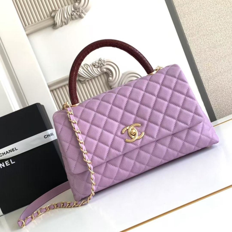 Ch**el top handle bags